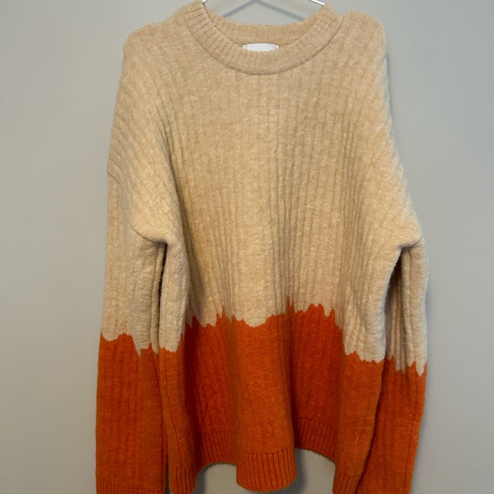 Nanushka Dip Effect Wool Blend Sweater